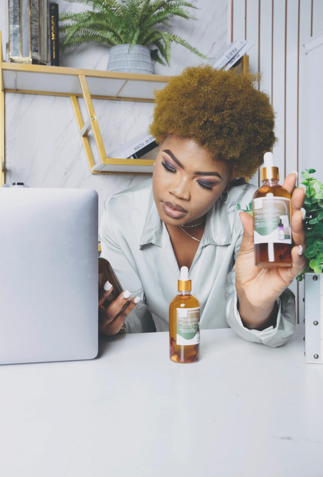 •Mega Extra Growth Hair Oil – Premium Edition – 4oz 🌱✨