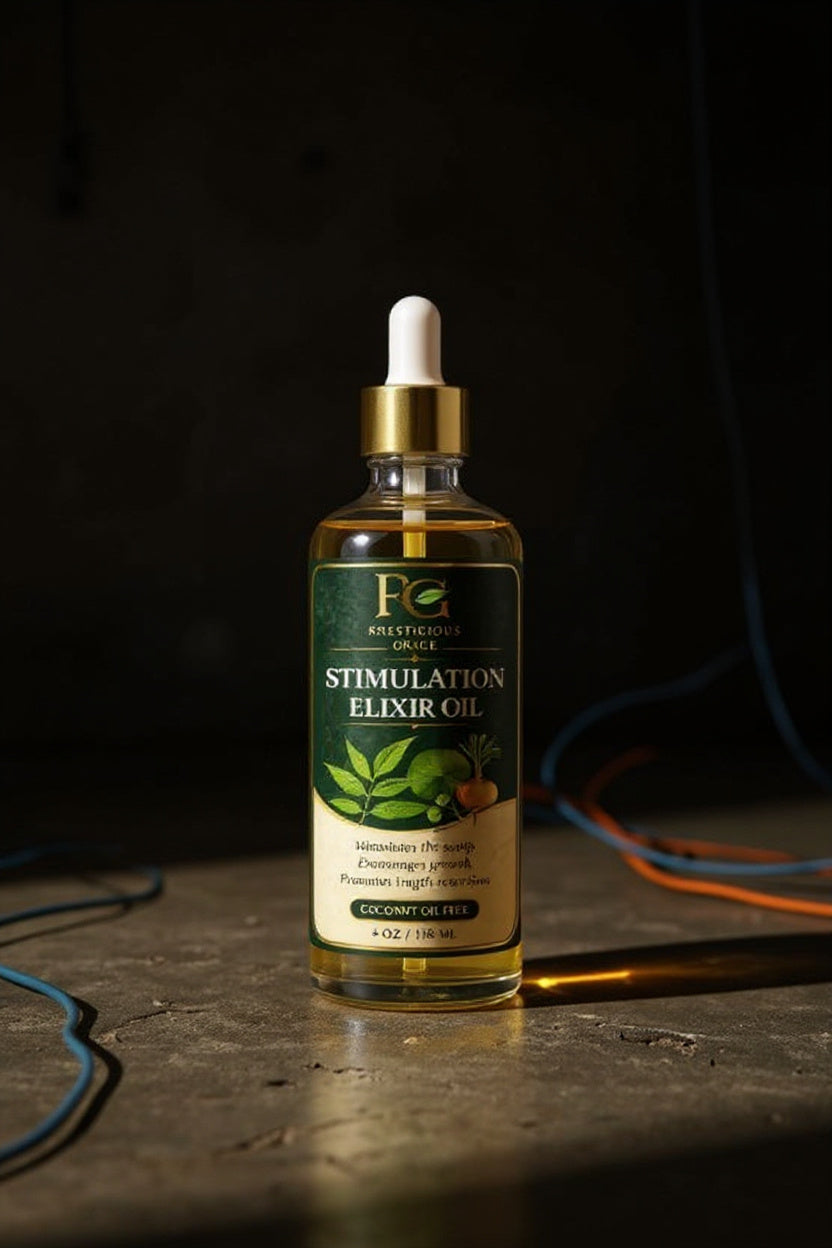 Prestigious Grace Stimulation Elixir Oil – Hair Growth & Scalp Treatment (4oz)