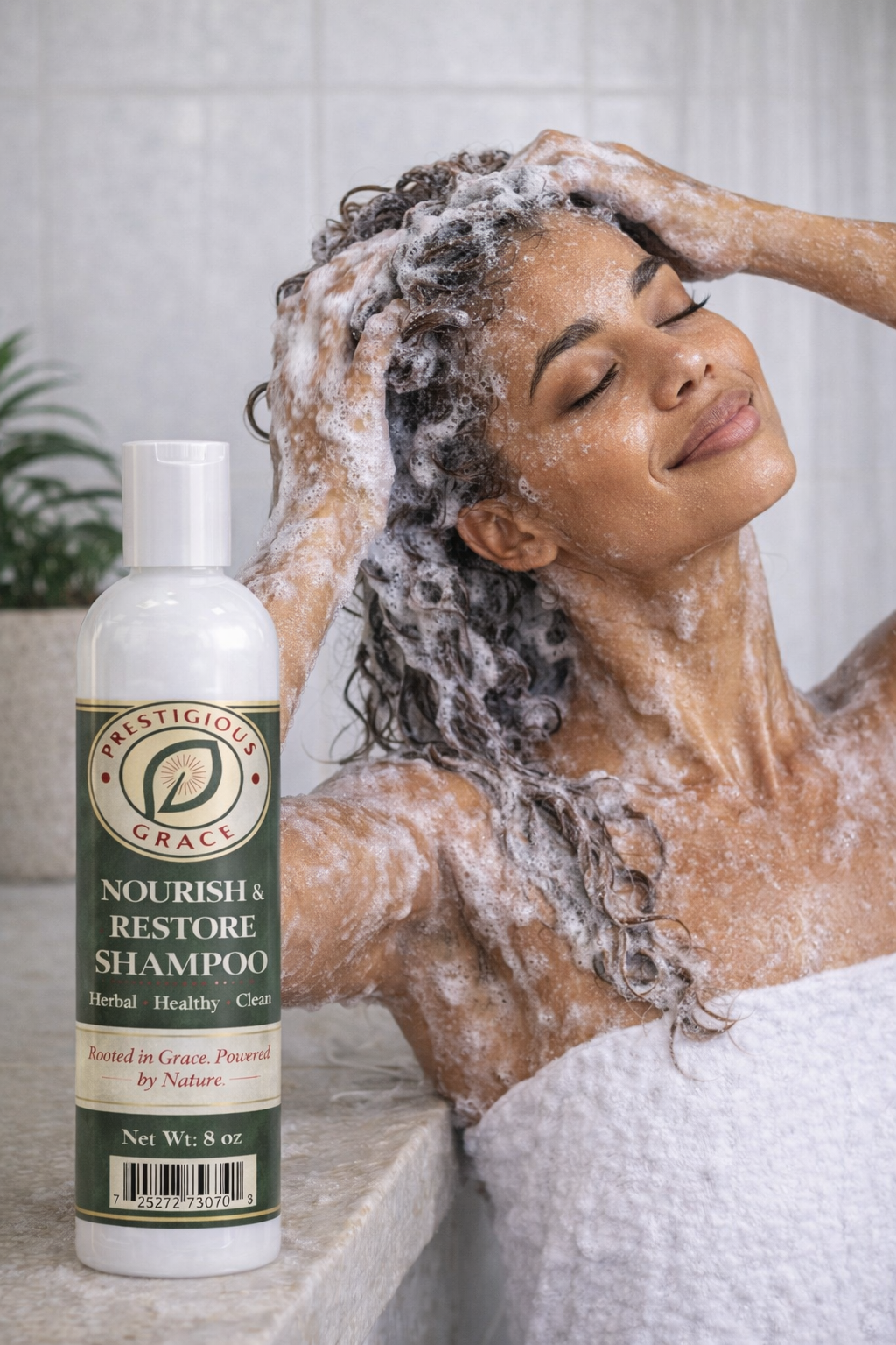 Prestigious Grace – Nourish & Restore Shampoo (8 oz)