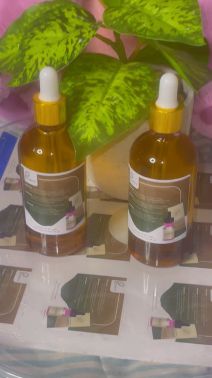 Scalp Treatment Oil Radiantmane Hair growth Oil 100% Pure Organic Hair Care 4 oz